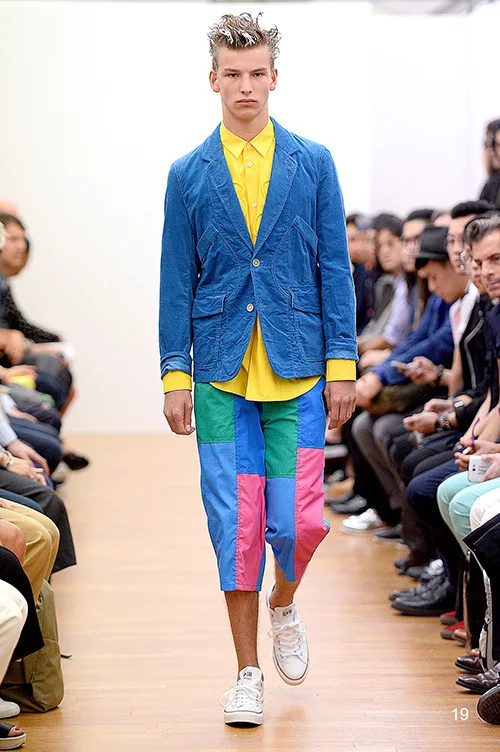 コムデギャルソンシャツ 2015春夏 LOOK 19