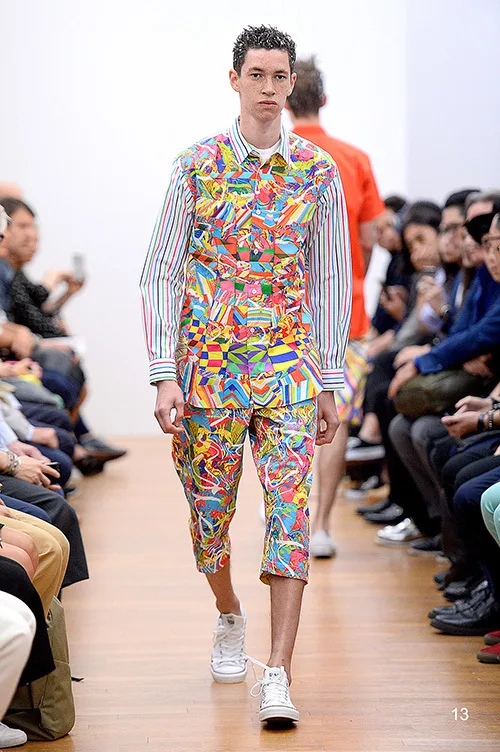 コムデギャルソンシャツ 2015春夏 LOOK 13