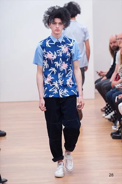 コムデギャルソンシャツ 2016春夏 LOOK 28