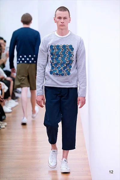 コムデギャルソンシャツ 2017春夏 LOOK 12