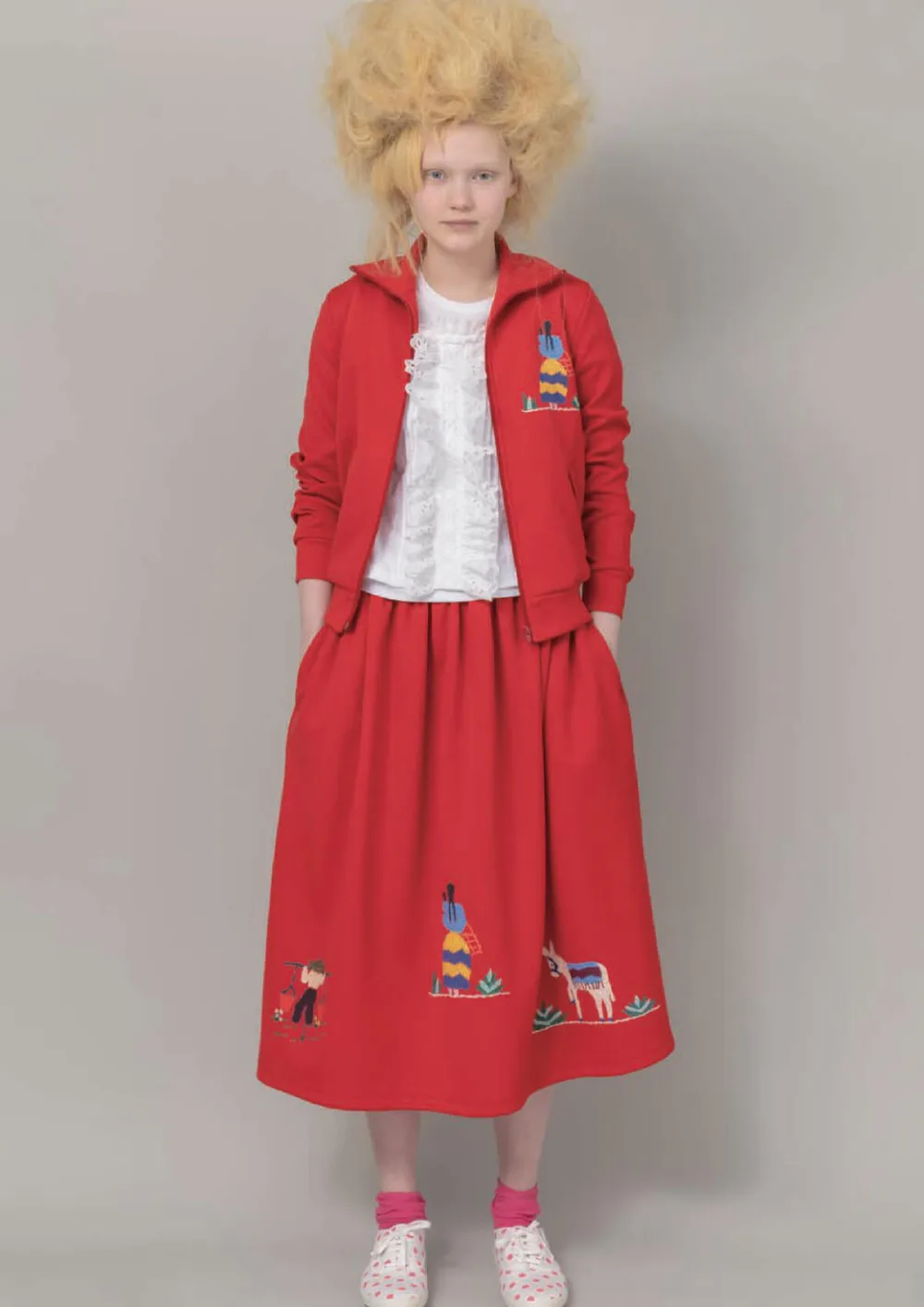 コムデギャルソンガール 2021年秋冬 LOOK 18