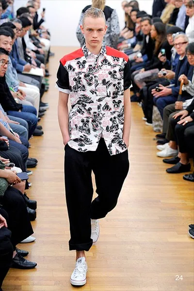 コムデギャルソンシャツ 2014春夏 LOOK 24