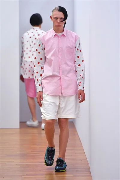 コムデギャルソンシャツ 2018春夏 LOOK 13