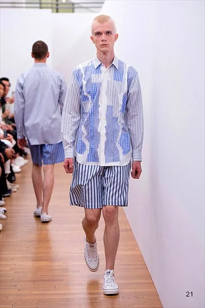 コムデギャルソンシャツ 2017春夏 LOOK 21