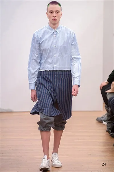 コムデギャルソンシャツ 2016秋冬 LOOK 24
