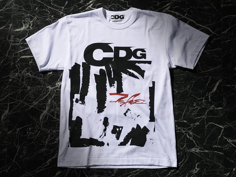 オリジナルグラフィックを使用した「CDG x FUTURA」コラボTシャツ発売 — CDGxFUTURA3