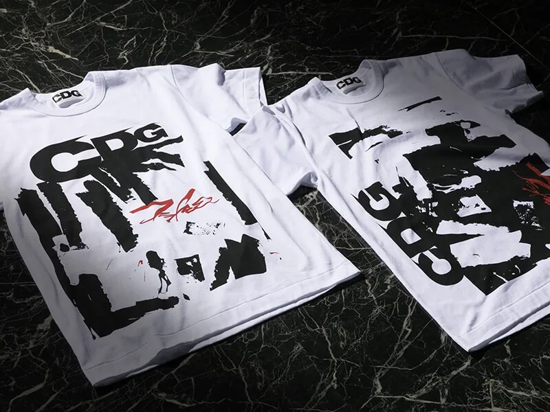 オリジナルグラフィックを使用した「CDG x FUTURA」コラボTシャツ発売 — CDGxFUTURA2