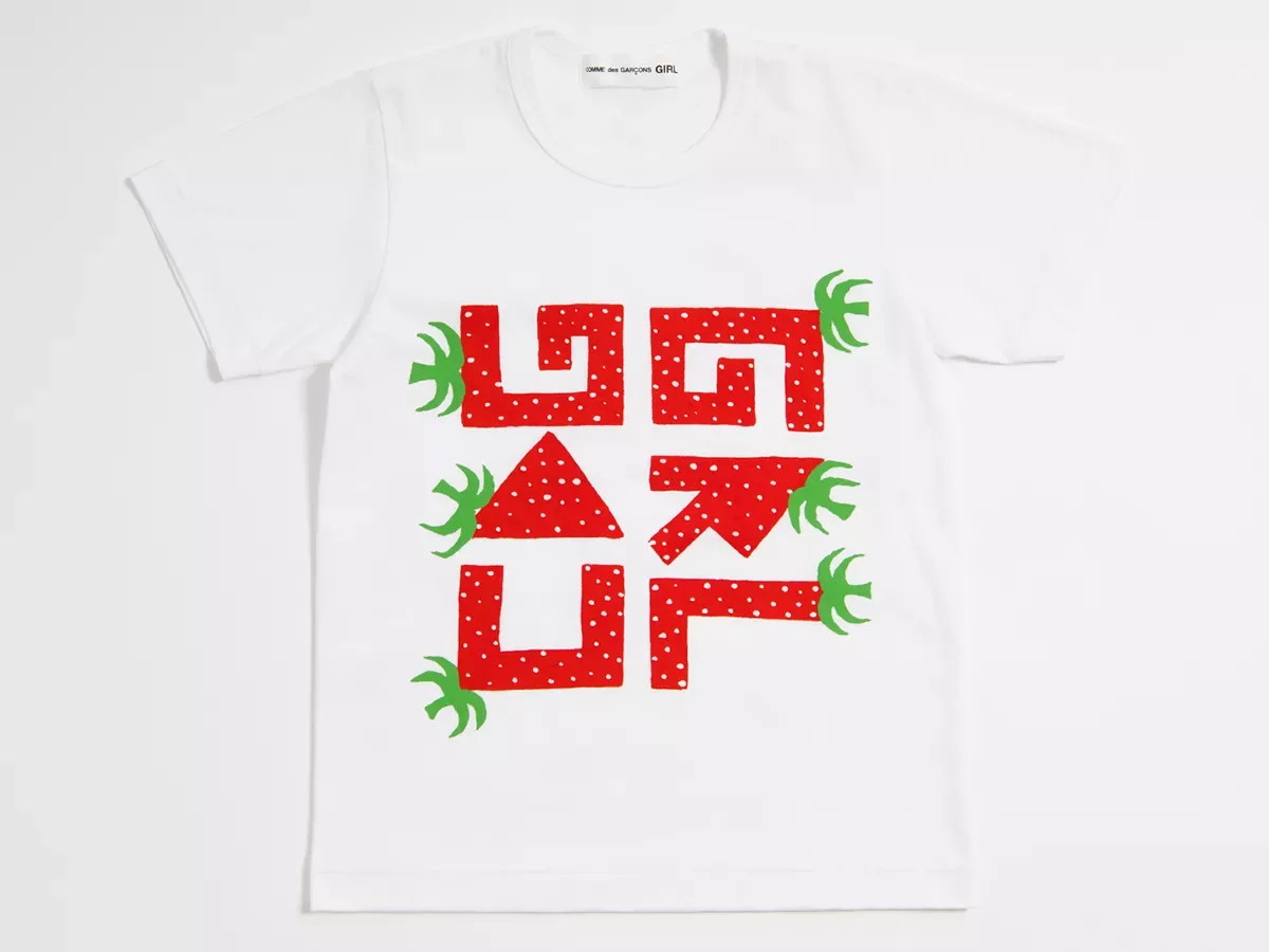 コムデギャルソンガール「Brett Westfall」プリントTシャツ①