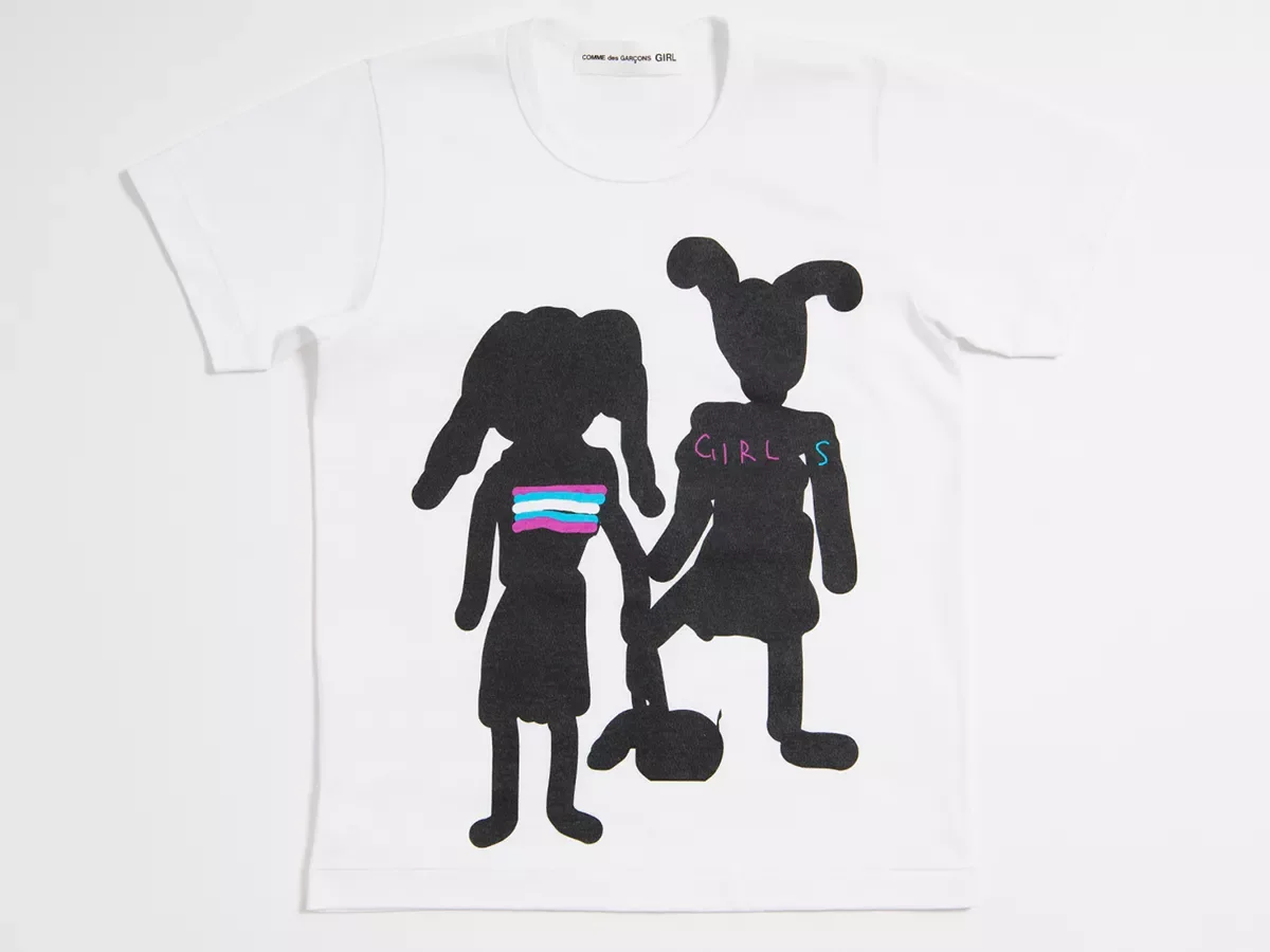 コムデギャルソンガール「Alisa Yoffee」プリントTシャツ②
