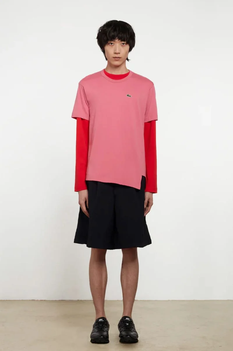 重ね着風のTシャツ