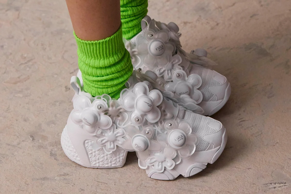 ノワールケイニノミヤ × Reebok Instapump Fury ホワイト
