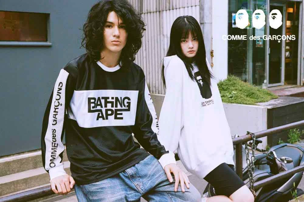 A BATHING APE®提供のコラボレーションコレクションのメインヴィジュアル。