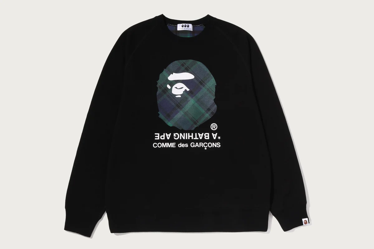 クルーネックスウェットシャツ ブラック 33,000円