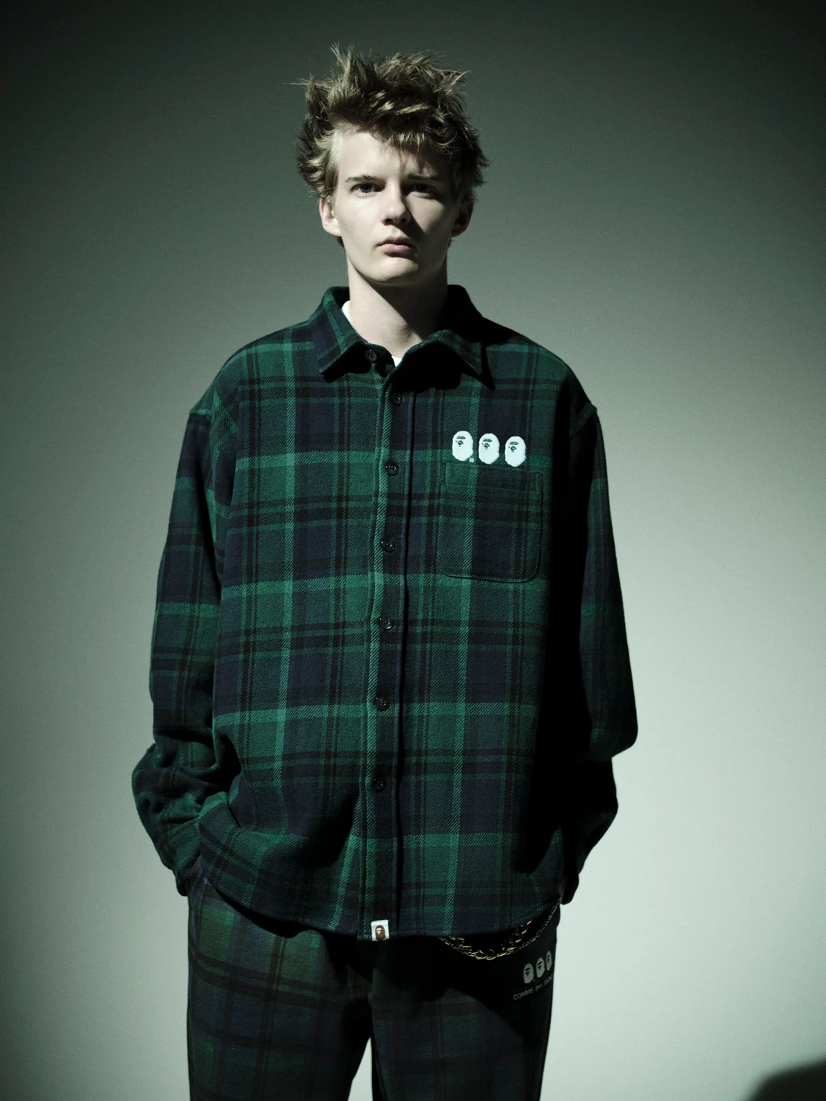 BAPE® CHECKのフランネルシャツ