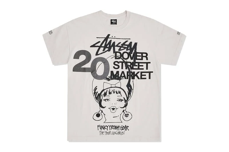 DOVER STREET MARKETが提供した、20周年記念のカスタマイズTシャツ。