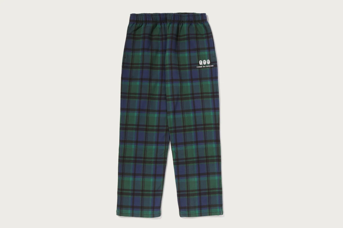 チェック スウェットパンツ グリーン 38,500円