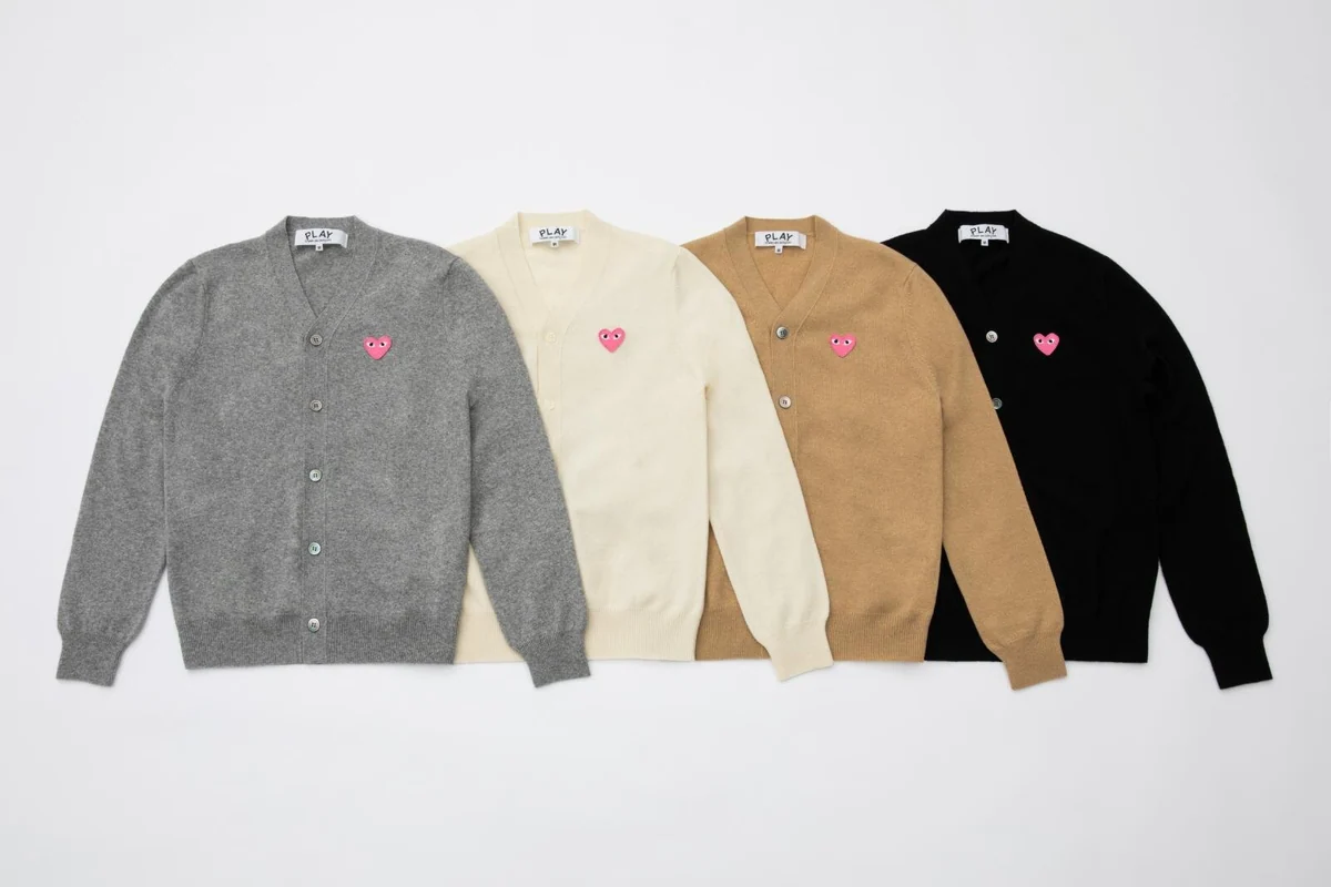 Vネックカーディガン 4色 各34,100円