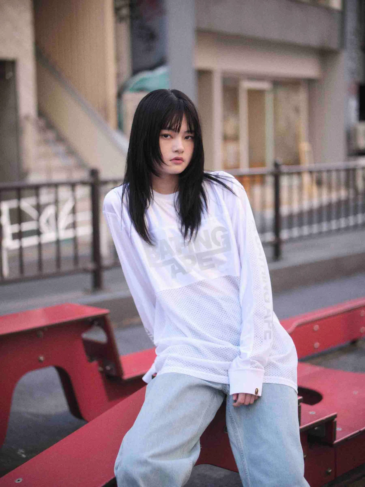 CDG OSAKA × BAPE® L/S TEE 19,800円