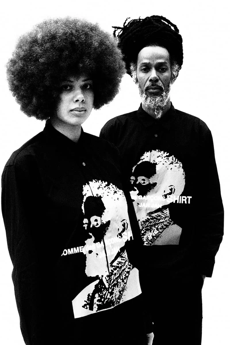 DOVER STREET MARKETが提供した、コム デ ギャルソン・シャツ × JAH JAH のビジュアル。