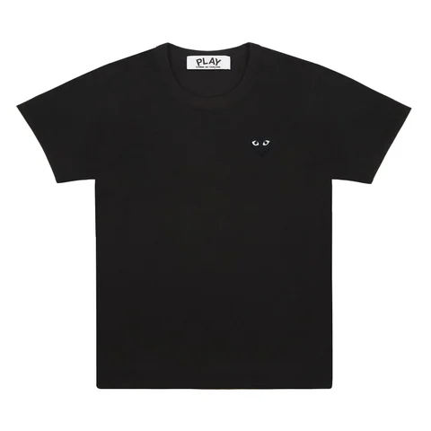 プレイ 半袖Tシャツ 黒ハート（ブラック）