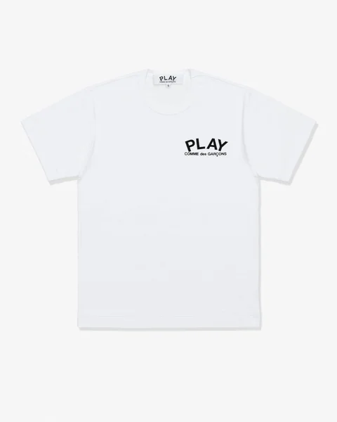 プレイ 半袖Tシャツ 胸にPLAYロゴ（ホワイト）