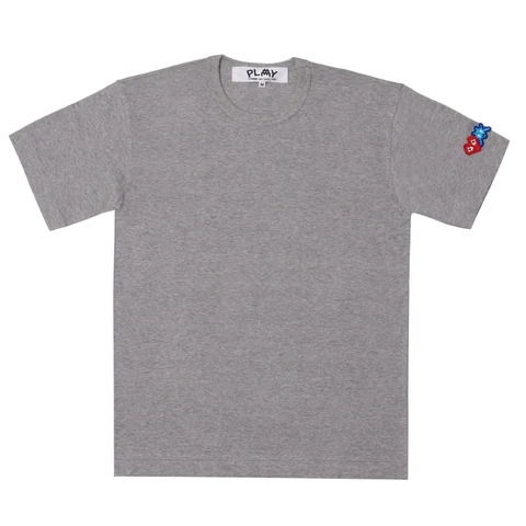 プレイ×インベーダー 半袖Tシャツ（グレー）