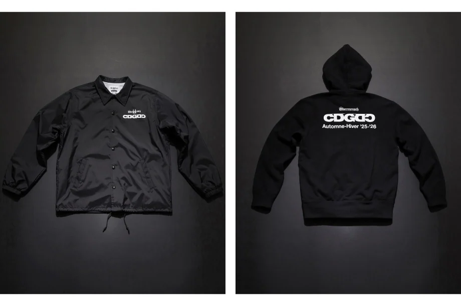 左：CLASSIC COACH JACKET nylon 23,100円　右：CLASSIC HOODED SWEATSHIRT 35,200円
