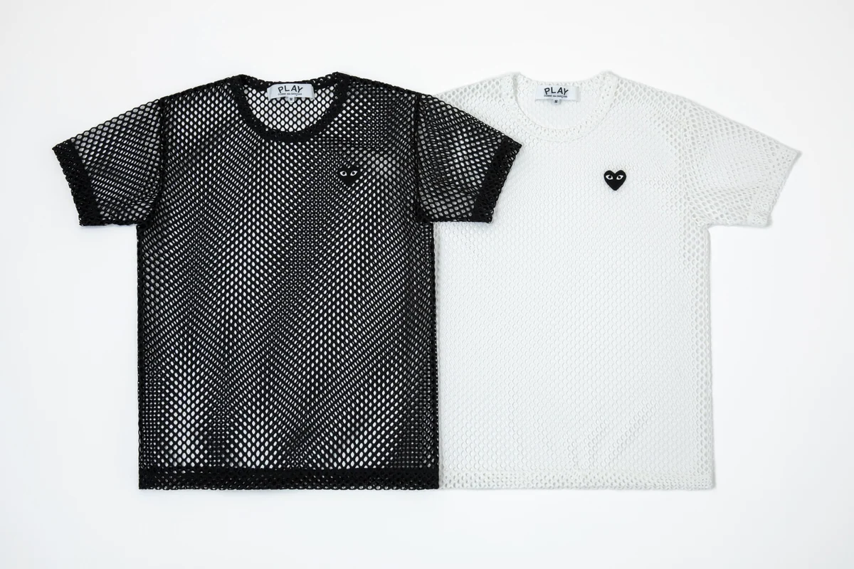 黒エンブレム×エステルメッシュ大（ブラック・ホワイト） 各14,740円