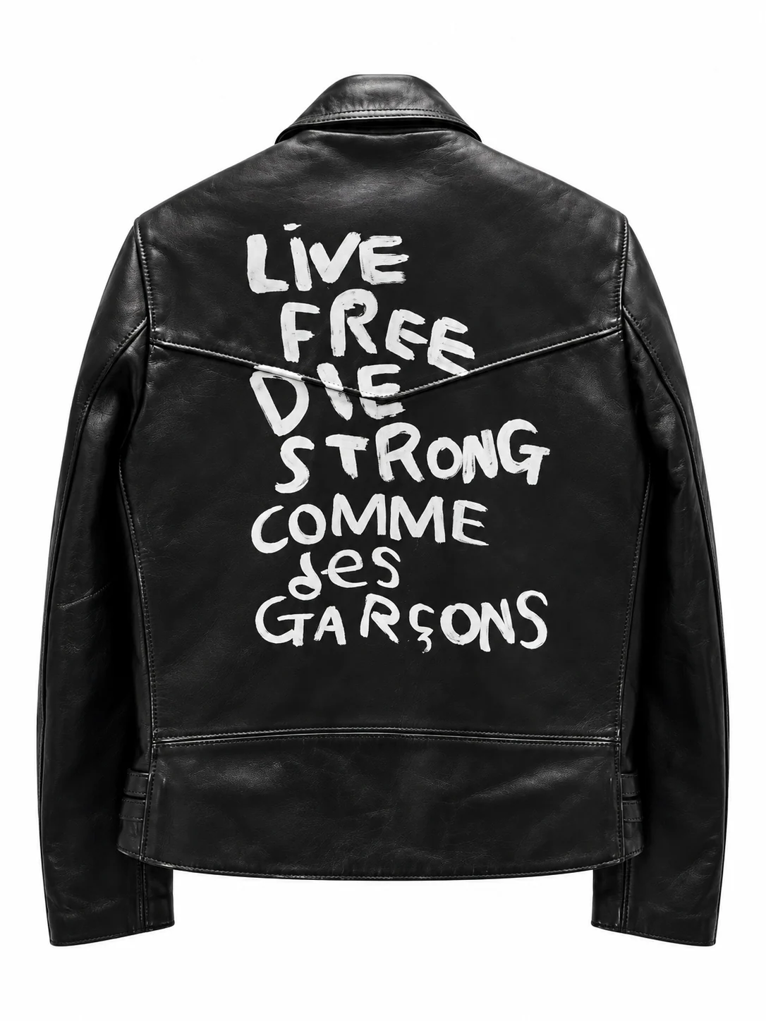 ライトニング LIVE FREE DIE STRONG（ブラック）の背面