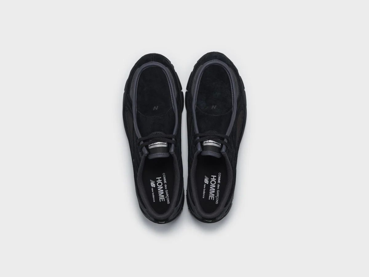 コムデギャルソンオム × New Balance 1890A(ブラック)を上から