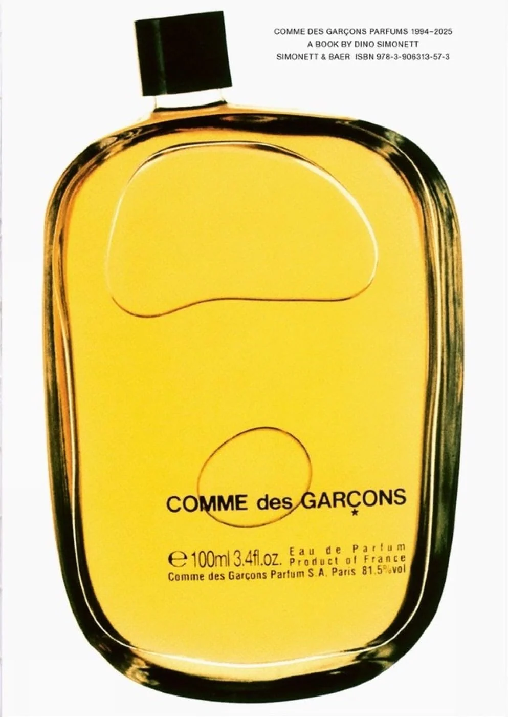 COMME DES GARÇONS PARFUMS 1994–2025（Simonett & Baer）の表紙