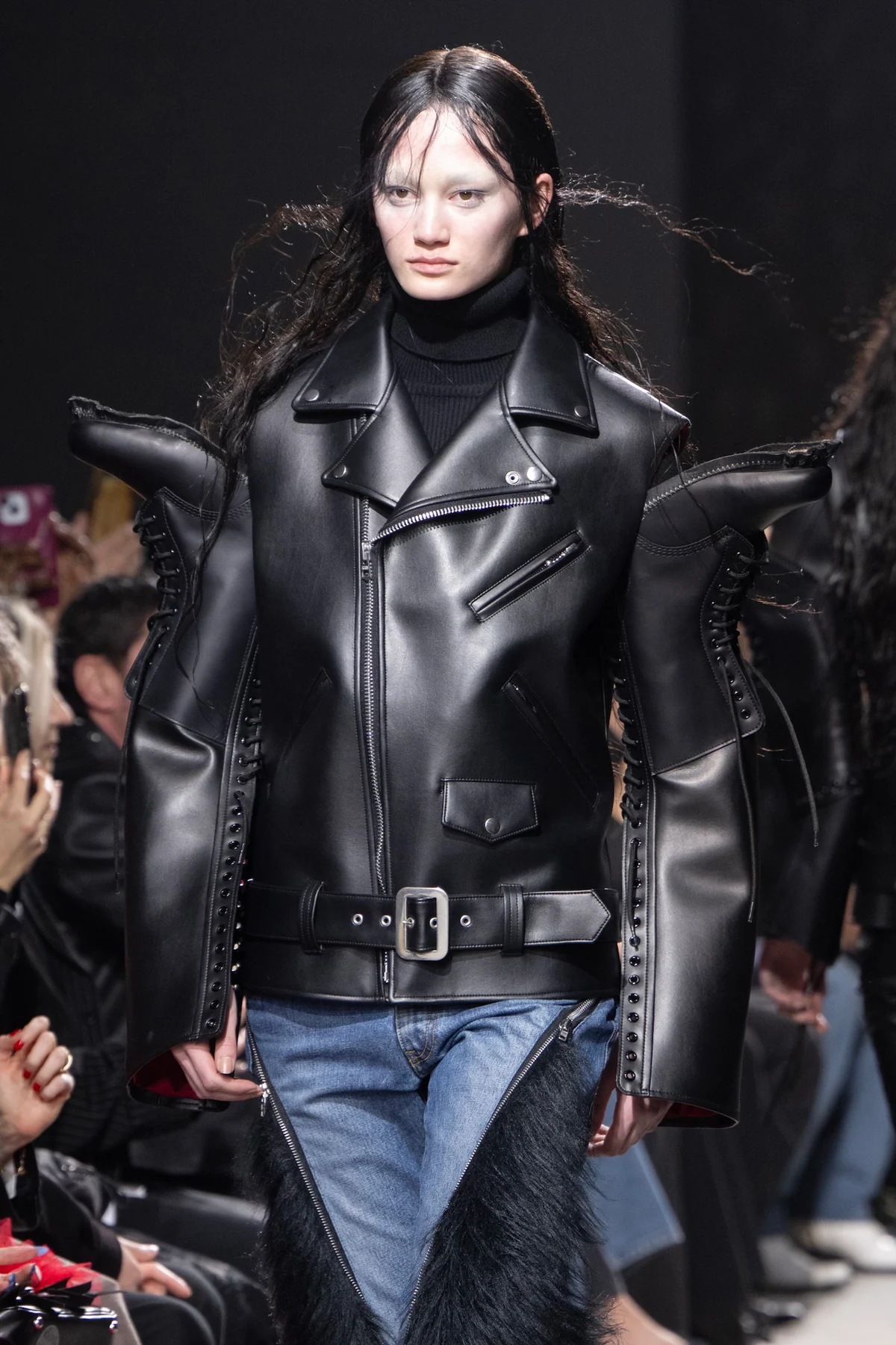 ジュンヤワタナベ RIDER'S JACKET CUSTOM W/1490 Ⅱ（ディテール） 308,000円