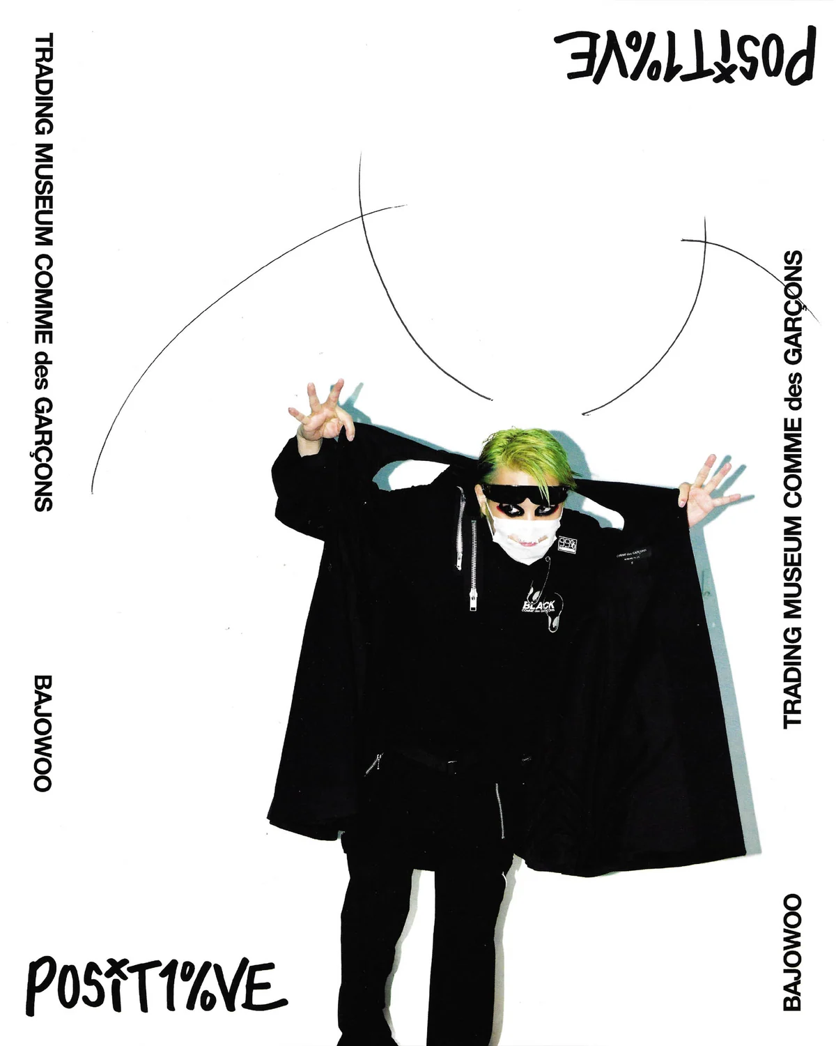 BAJOWOO提供の「THE POSiT1%VE」のキービジュアル。