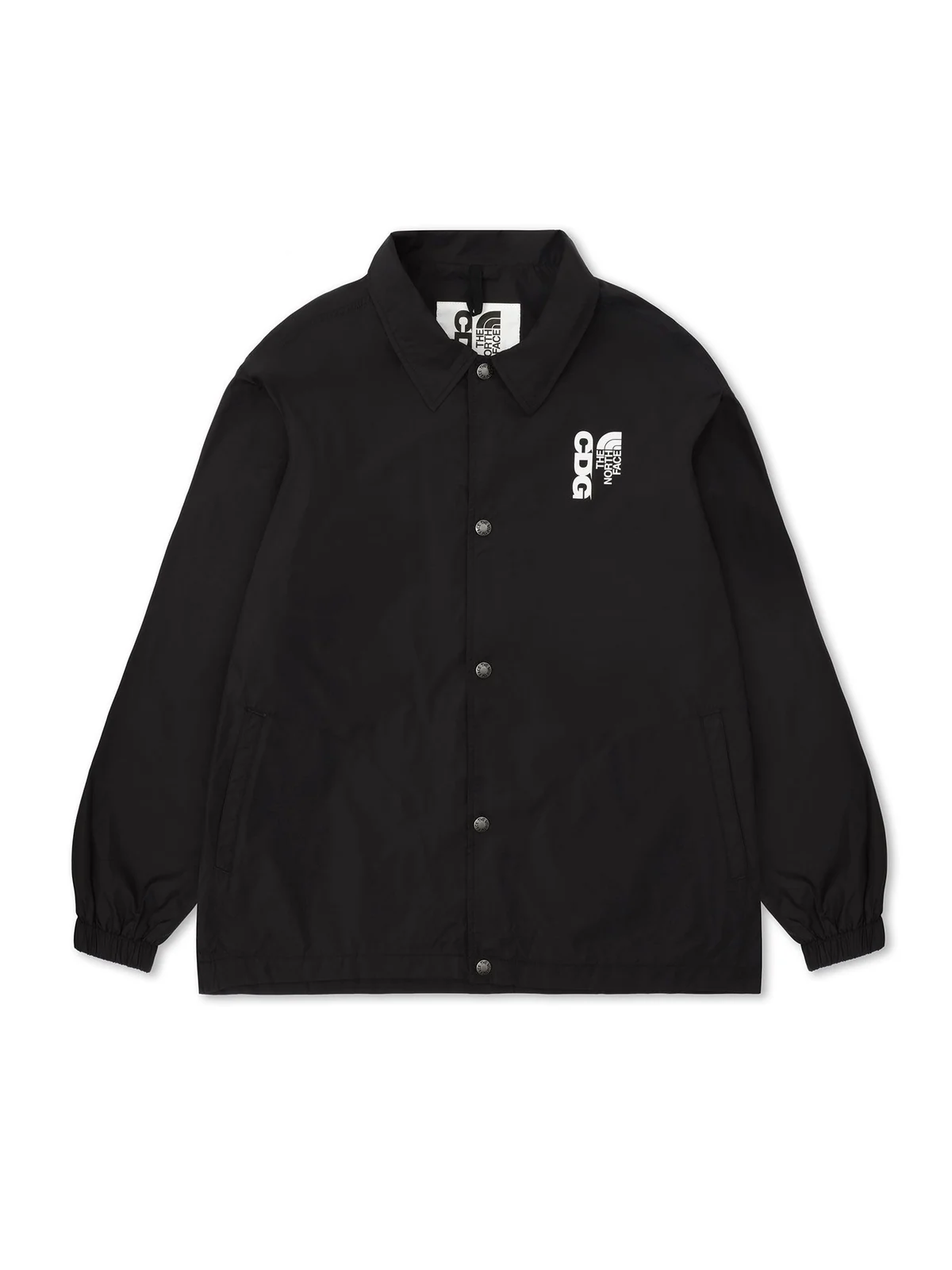 ザ・ノース・フェイス公式ストア（ゴールドウィン）の商品ページに掲載された、TNF×CDGのナイロンコーチジャケット。