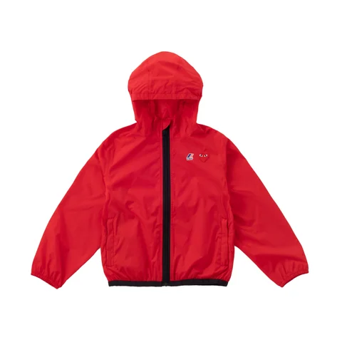プレイ×K-WAY キッズ フルジップ（レッド）