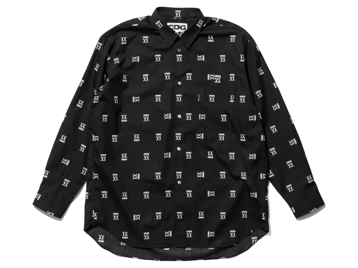 OVERSIZED SHIRT cotton broad LOGO print 44,000円