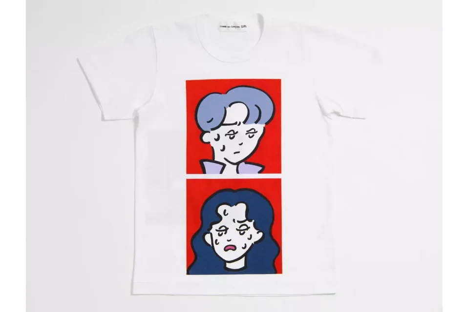 GIRL Tシャツ写真。